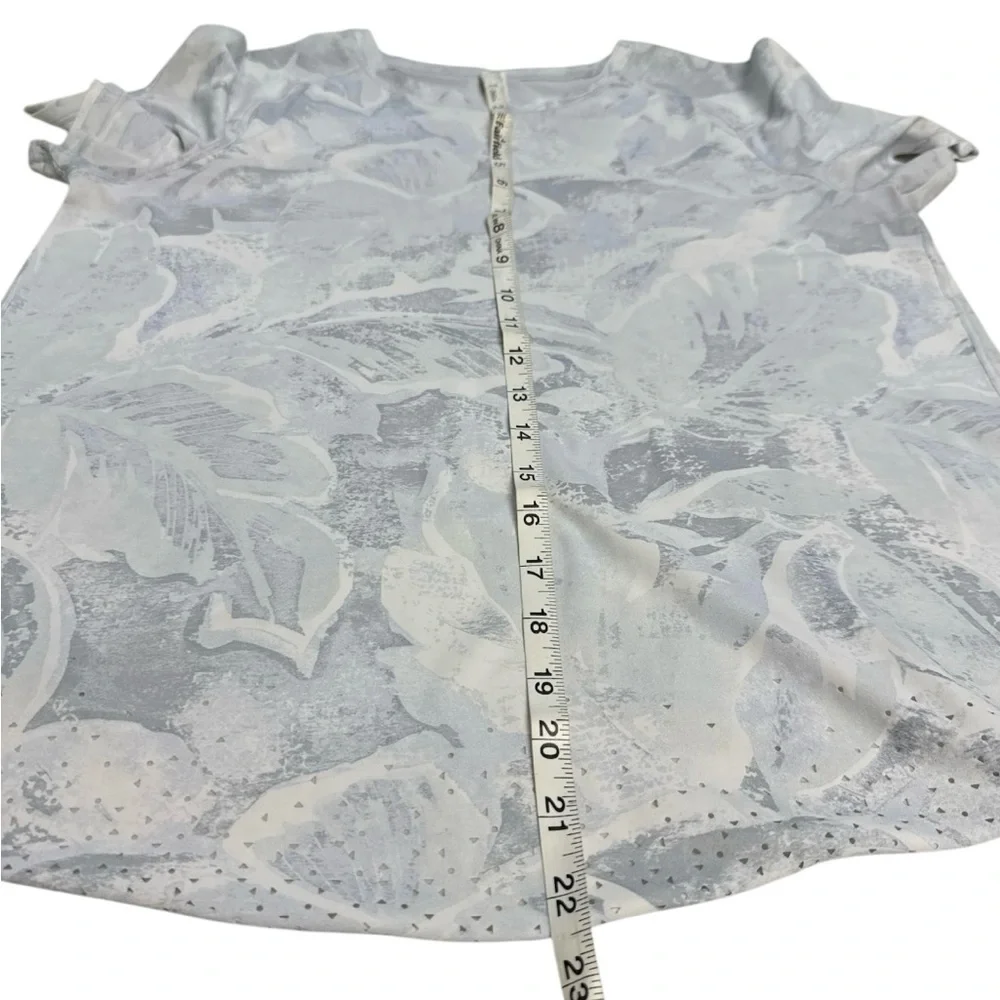 Lululemon Quick Pace Short Sleeve Incognito Camo Alpine White Multi Size 6 Top
